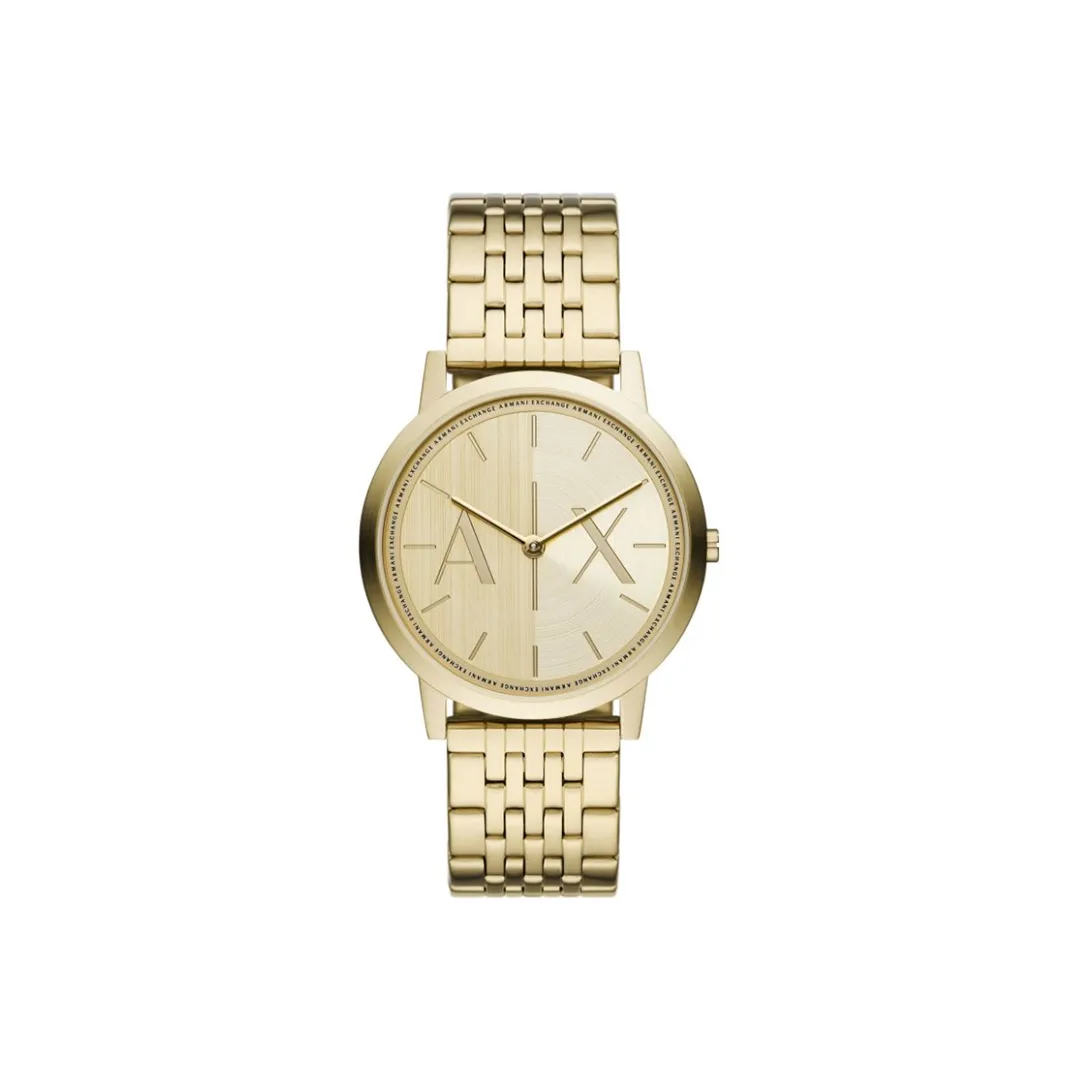 Armani Exchange Gold Stainless Steel Watch