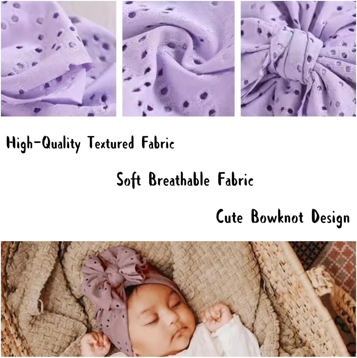 Baby Turban Newborn Baby Girl Hospital Hat Nursery Beanie Headwrap Bohemia Donuts Cap