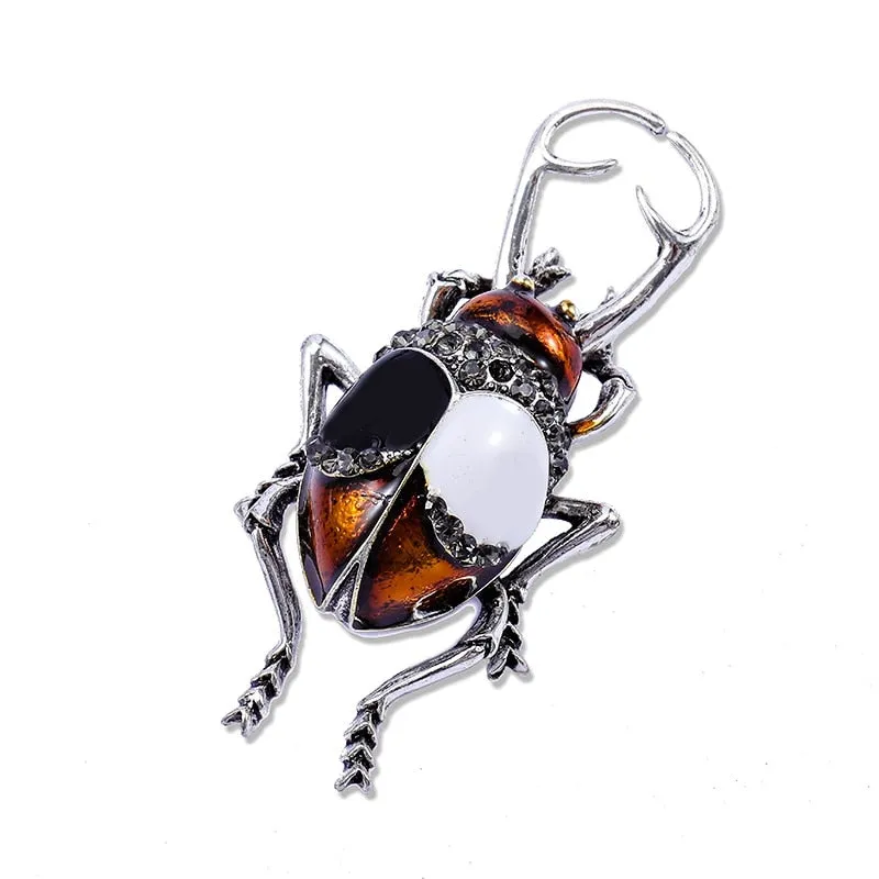 Bugs Enamal Pin Insect Brooches For Women Men
