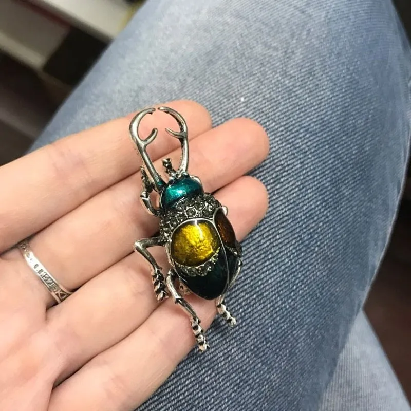 Bugs Enamal Pin Insect Brooches For Women Men