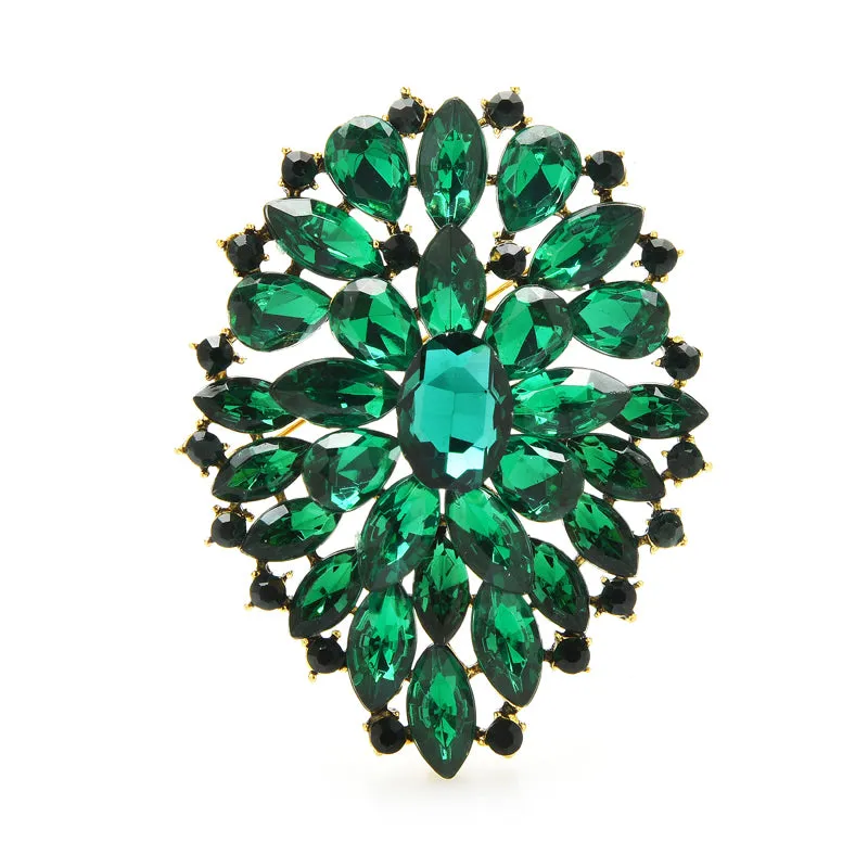 Classic Flower Brooches For Women Beauty Flower Weddings Party Brooch