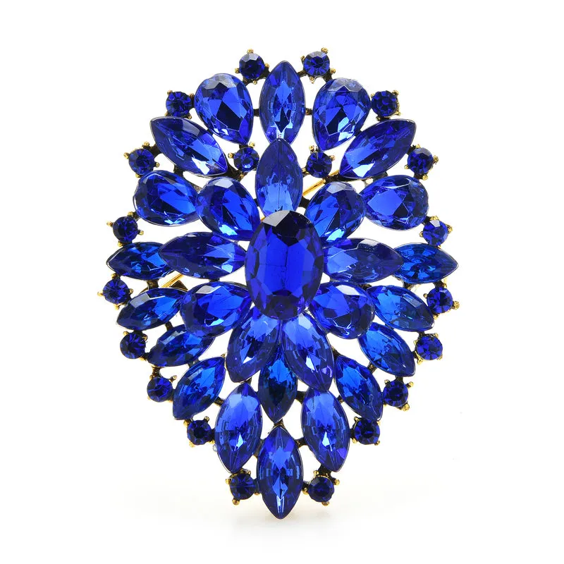 Classic Flower Brooches For Women Beauty Flower Weddings Party Brooch