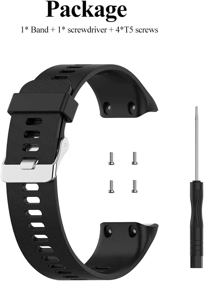 Compatible with Garmin Forerunner 35 Band,Solf Silicone Replacement Bands for Garmin Forerunner 35 Watch (Wine Red1)