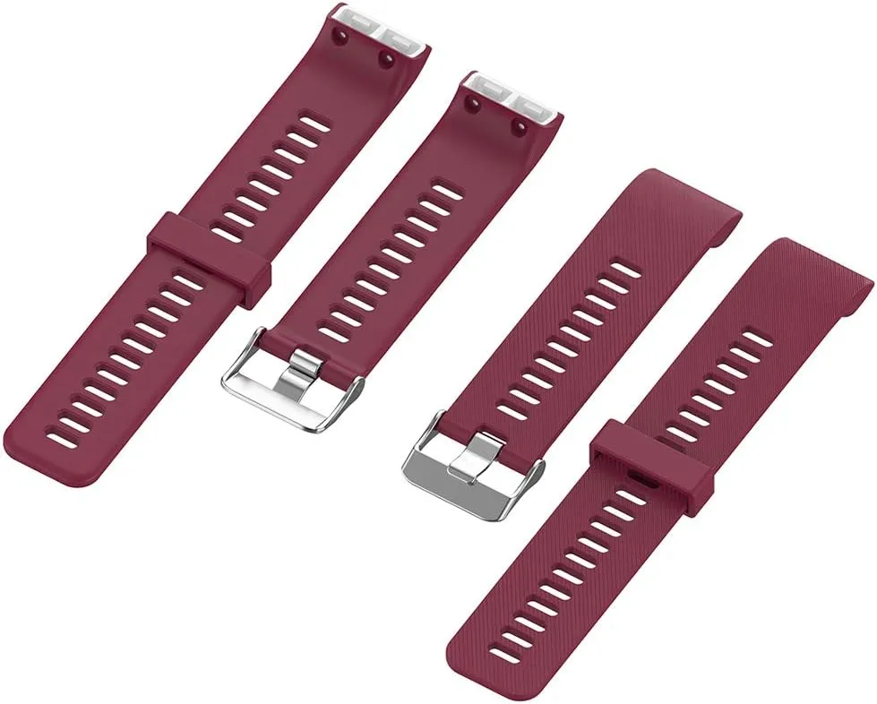 Compatible with Garmin Forerunner 35 Band,Solf Silicone Replacement Bands for Garmin Forerunner 35 Watch (Wine Red1)