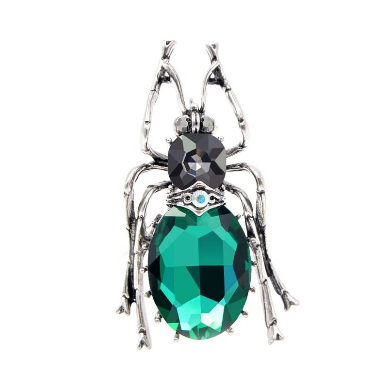 Crystal Beetle Brooches for Women Fashion Vintage Bug Brooch