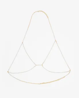 Diamante Body Chain - Gold
