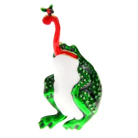 Enamel Catch Pets Frog Brooches For Women And Men