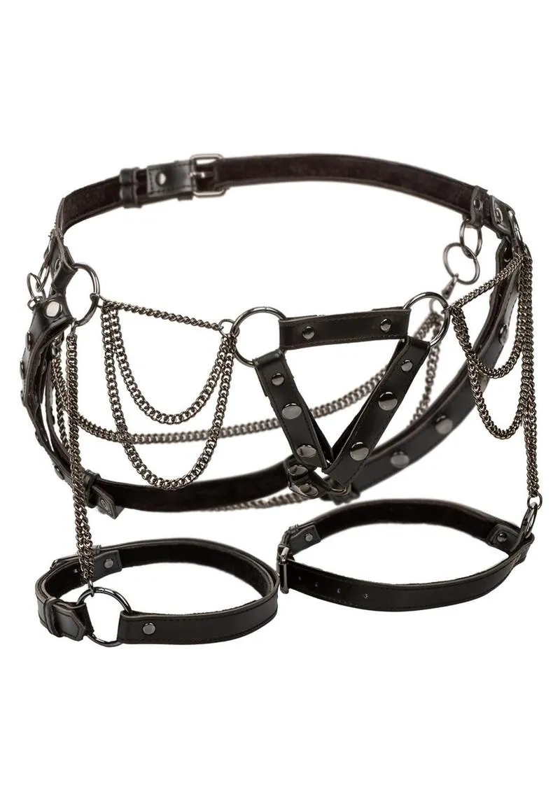 Euphoria Collection Thigh Harness with Chains - Plush Size