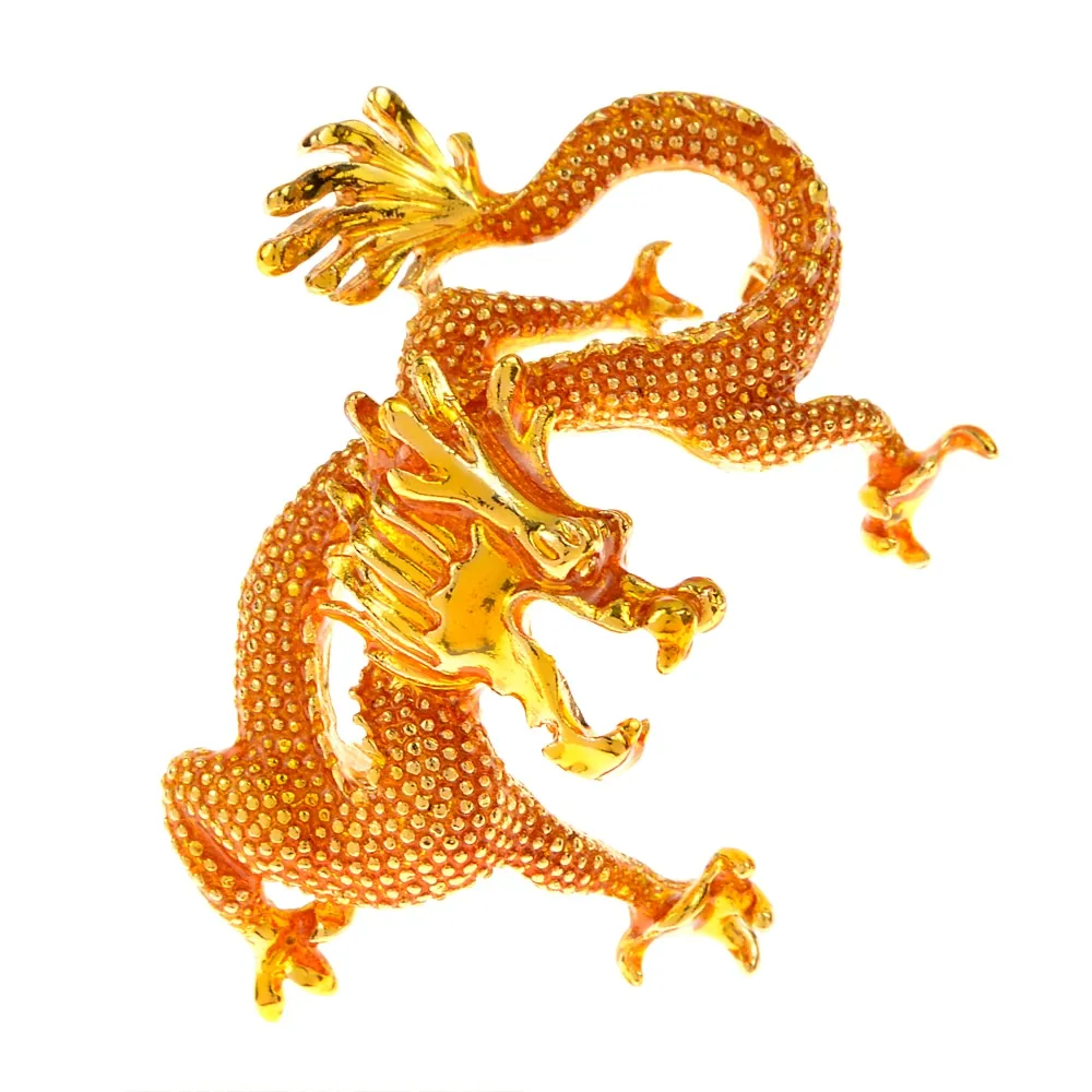 Fashion Cartoon Anime Dragon Brooches For Men
