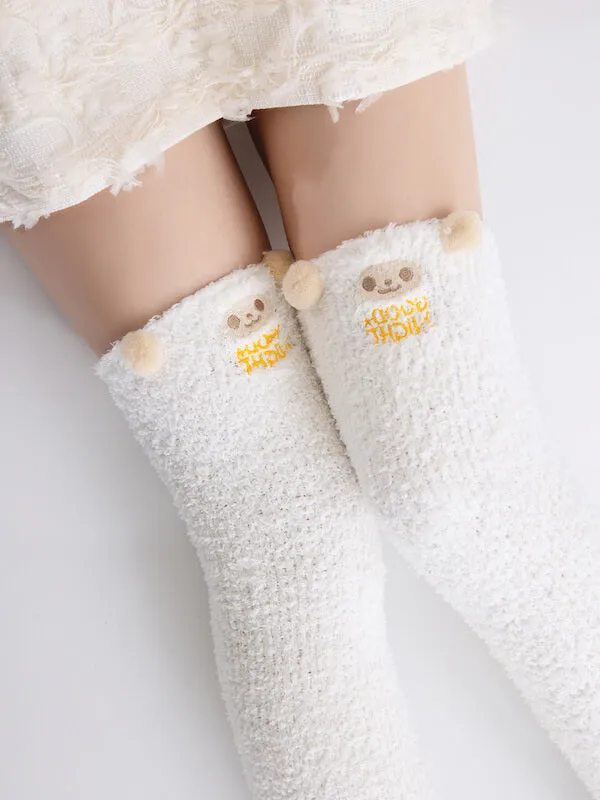 Fluffy cute stockings