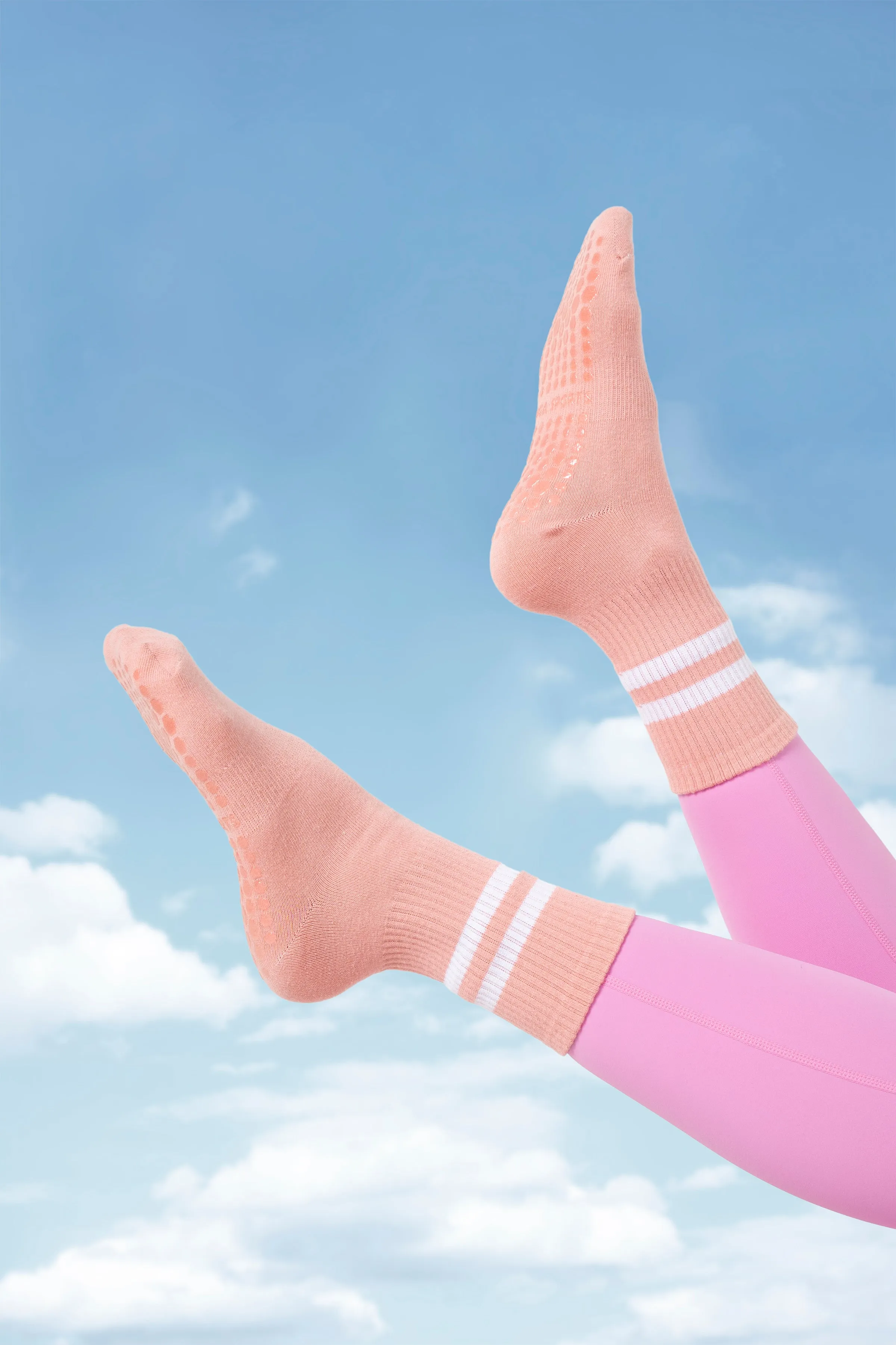 Grippy Non Slip Grip Socks (2-Pairs)
