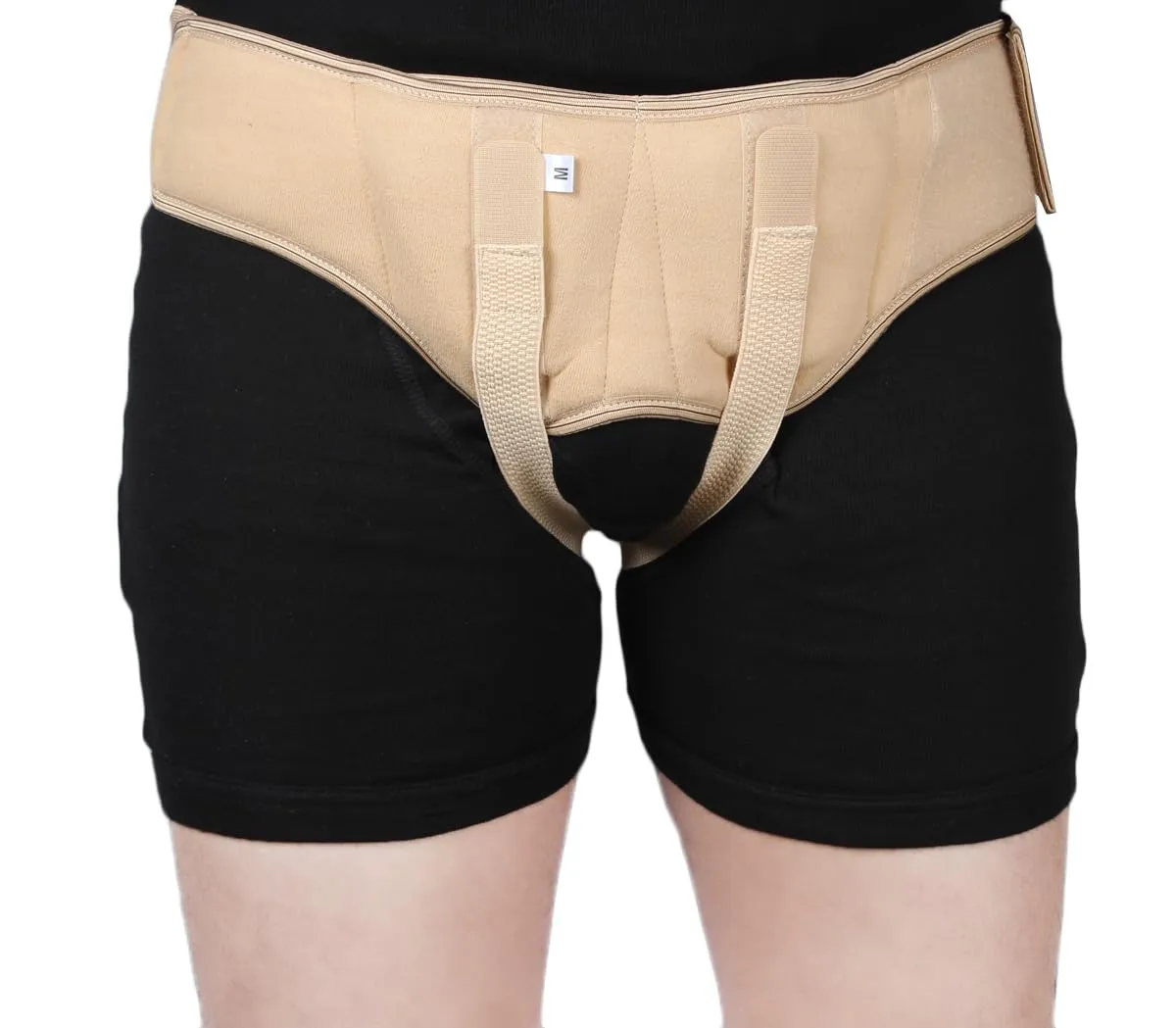 Hernia Belt for Men, Hernia Support Truss, Adjustable Waist Strap, 2 Removable Compression Pads, Breathable Material (Small (28" - 32"))