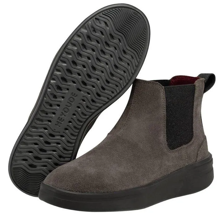 HEY DUDE WOMEN'S VIC SUEDE SHADOW GREY  - 122023245