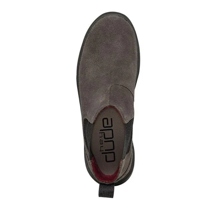 HEY DUDE WOMEN'S VIC SUEDE SHADOW GREY  - 122023245