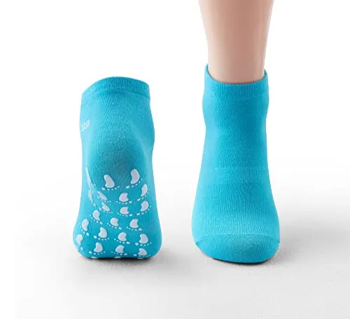 HLCYJZSD 7 Pairs Non Slip Yoga Socks for Women, Skid Slipper Socks with Grippers for Pilates Dance Ballet Trampoline