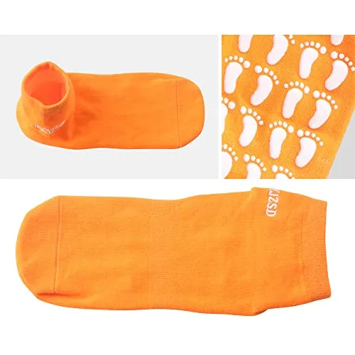 HLCYJZSD 7 Pairs Non Slip Yoga Socks for Women, Skid Slipper Socks with Grippers for Pilates Dance Ballet Trampoline