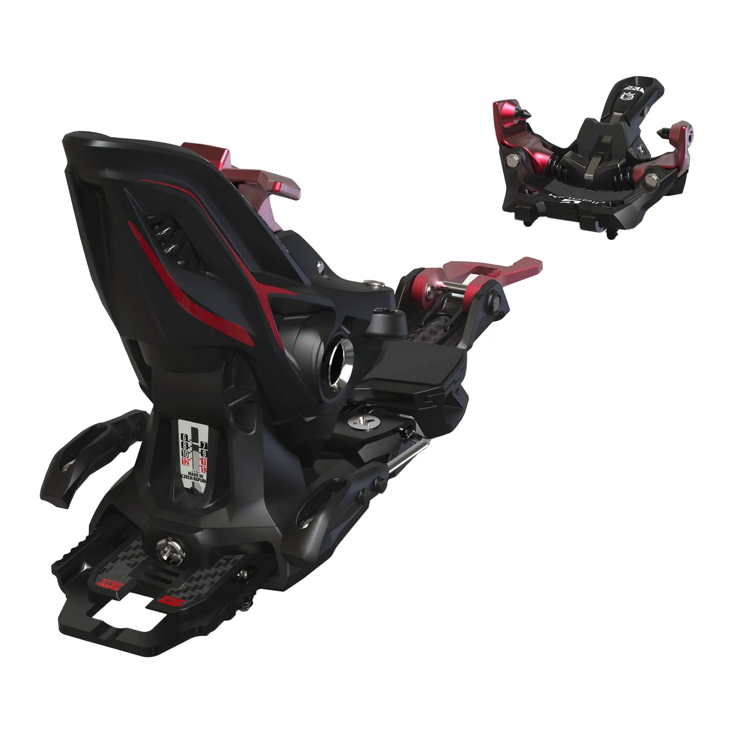 Marker Kingpin 13 Ski Binding 2025 Black/Red