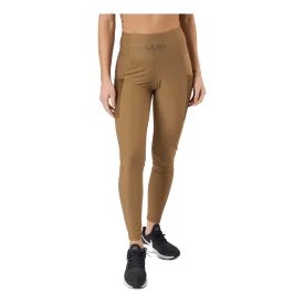 Mesh Pocket Leggings Dark Brown