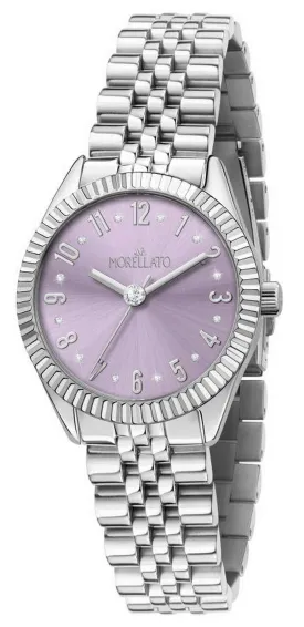 Morellato Magia Purple Dial Stainless Steel Quartz R0153165517 Womens Watch
