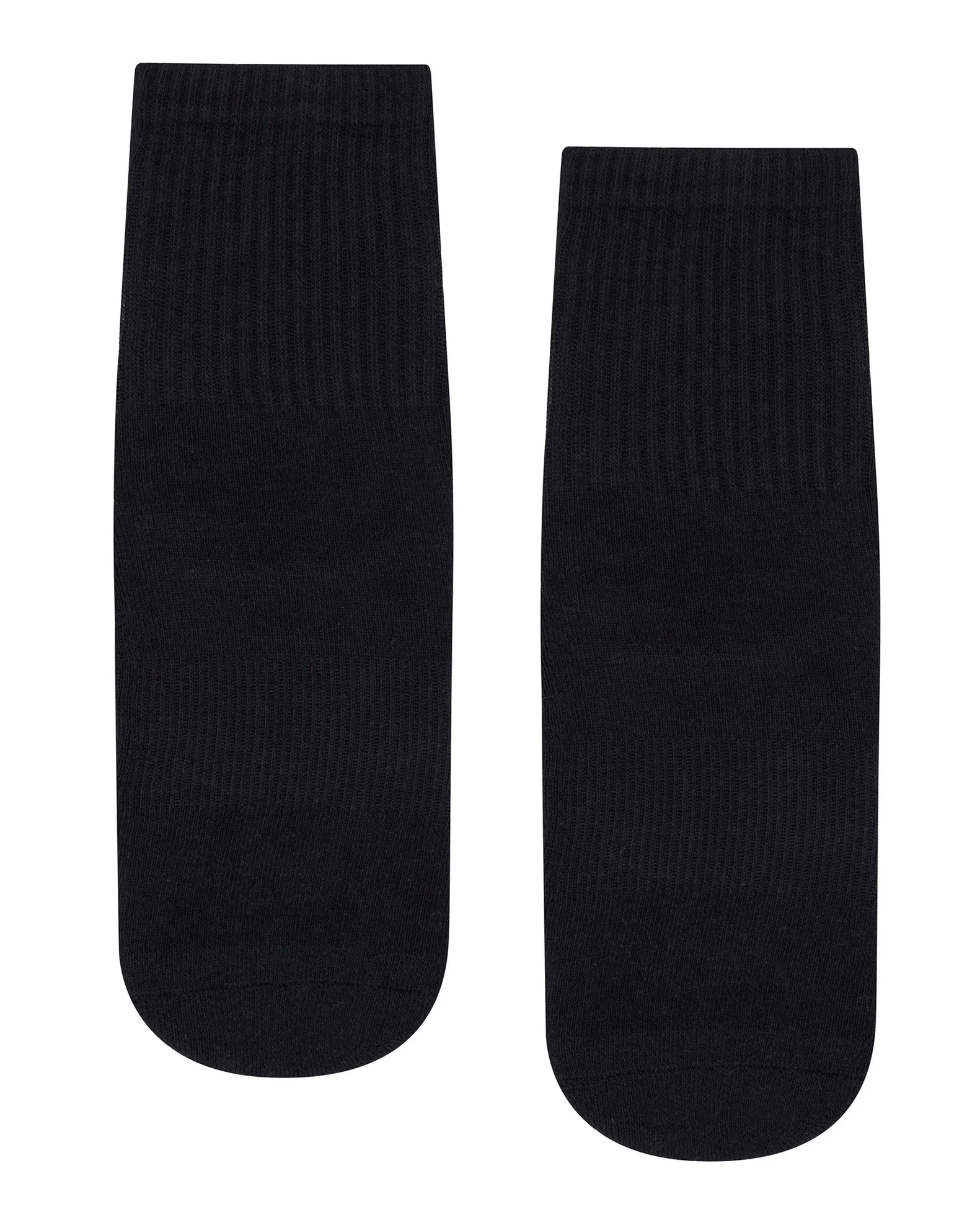 Move Active Crew Non Slip Grip Socks - Black