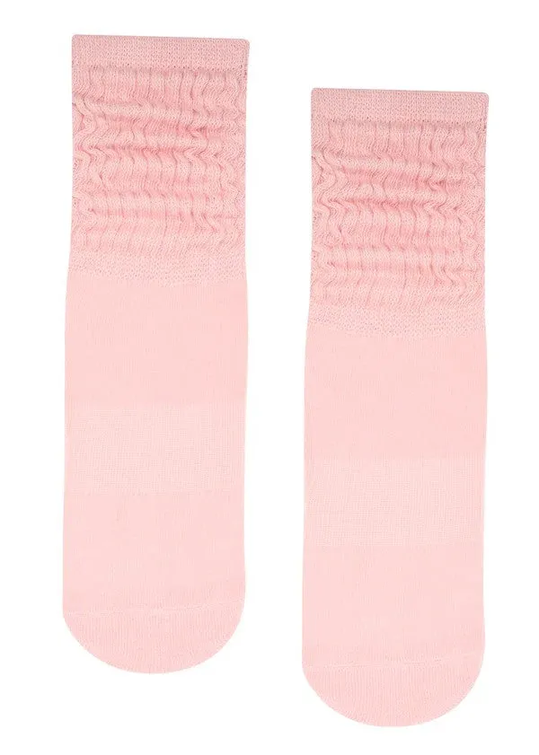 MoveActive Scrunch Non-Slip Grip Socks - Pink
