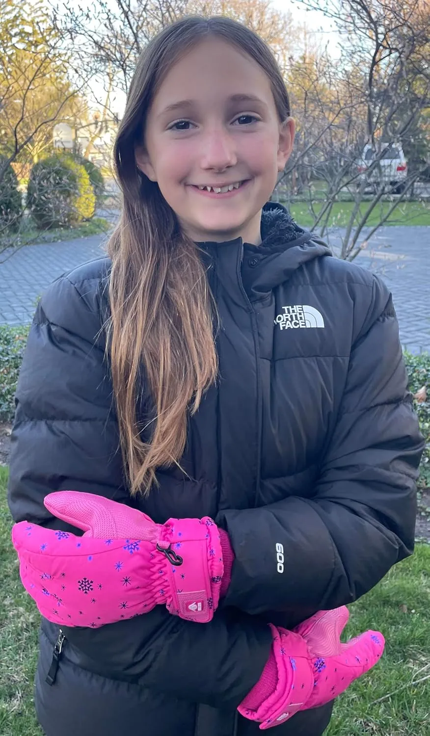 N'Ice Caps Kids Waterproof Winter Thinsulate Warm Gloves