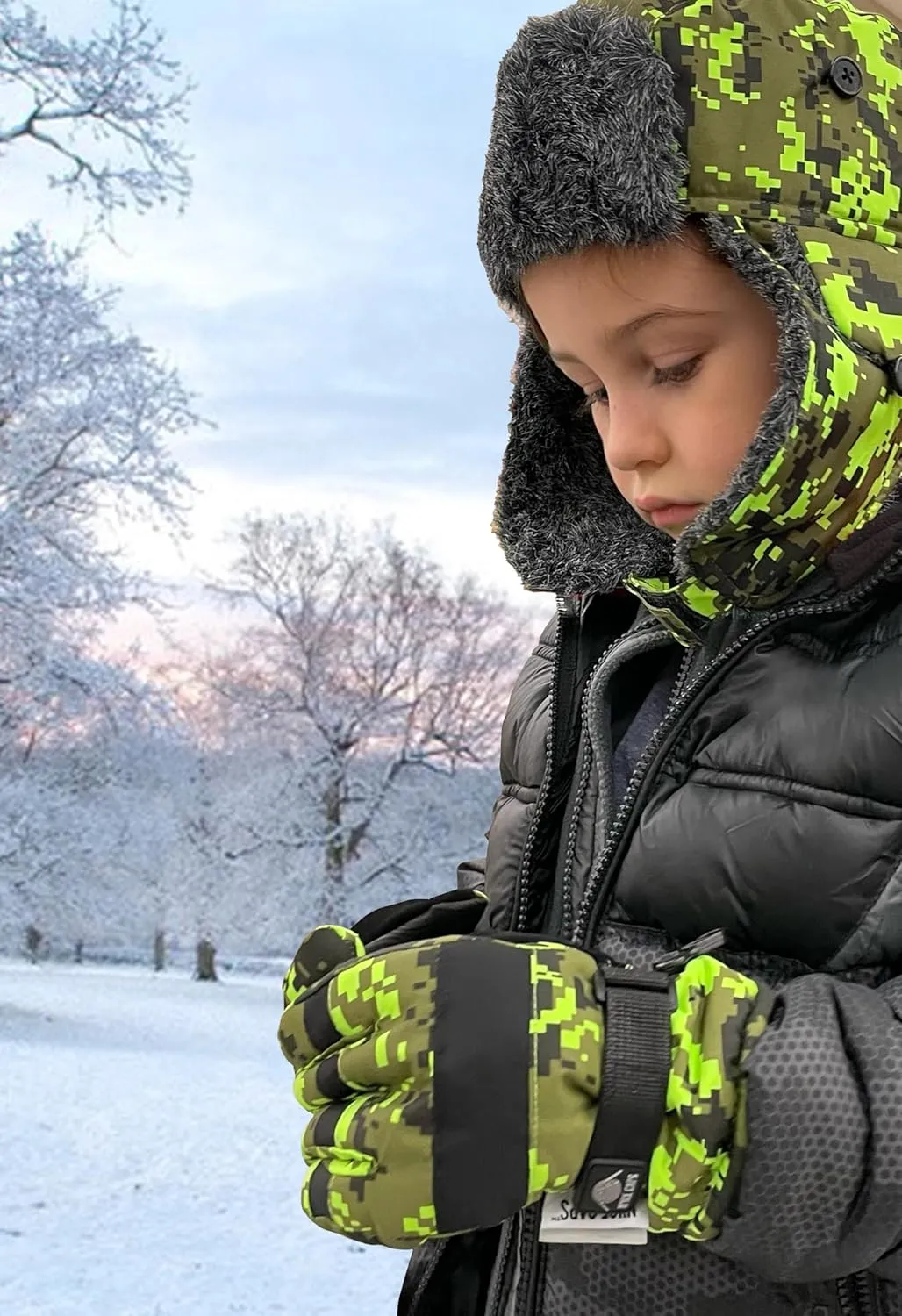 N'Ice Caps Kids Waterproof Winter Thinsulate Warm Gloves
