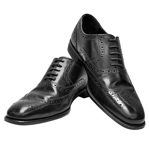 No-Tie Elastic Silicone Shoelaces For Leather Shoes
