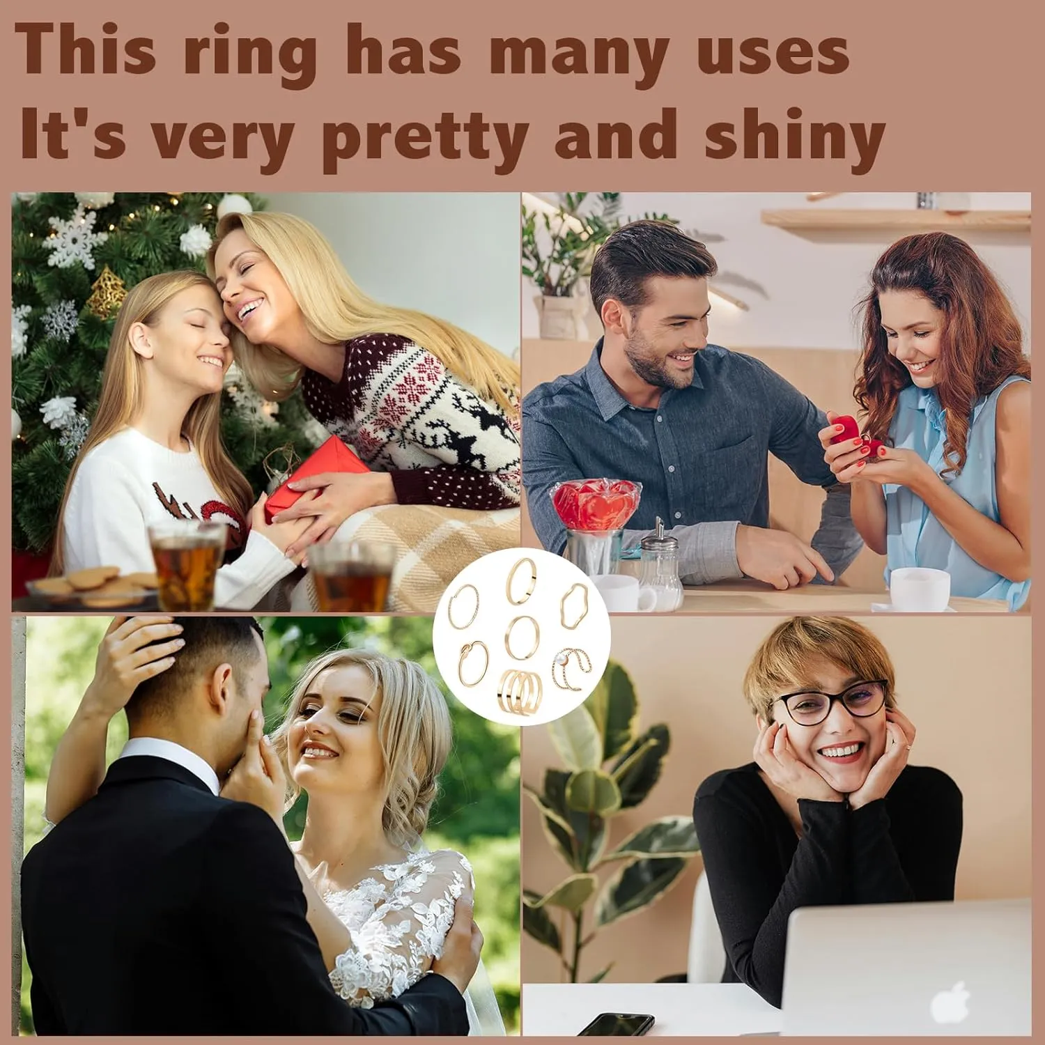 ONESING 18-31 Pcs Knuckle Rings for Women Stackable Rings Sets Vintage Joint Finger Rings Gold Rings Set for Women Men Hollow Carved Flowers Crystal Rings