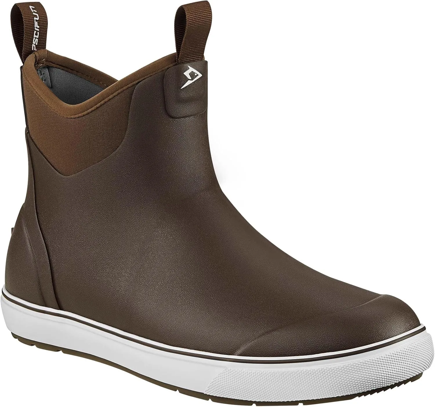 Piscifun Men s Deck Boots, Waterproof Fishing Rain Boots, Anti-Slip Rubber Boots with Breathable Neoprene Lining