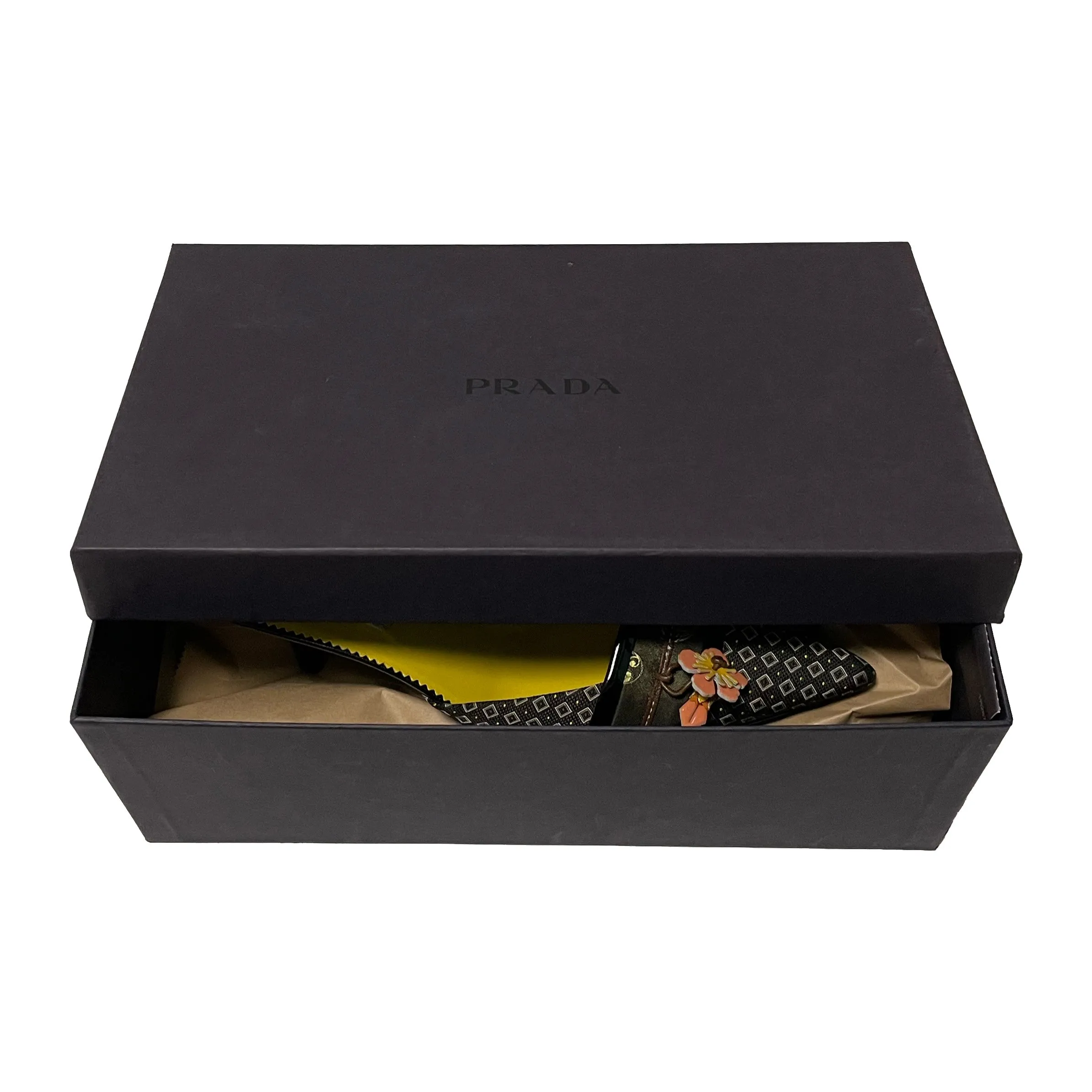 PRADA Spring Summer 2003 Flower Kimono Mules
