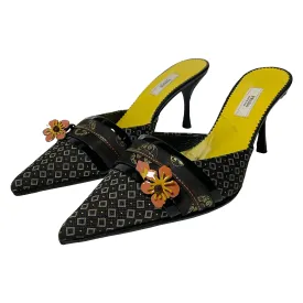 PRADA Spring Summer 2003 Flower Kimono Mules