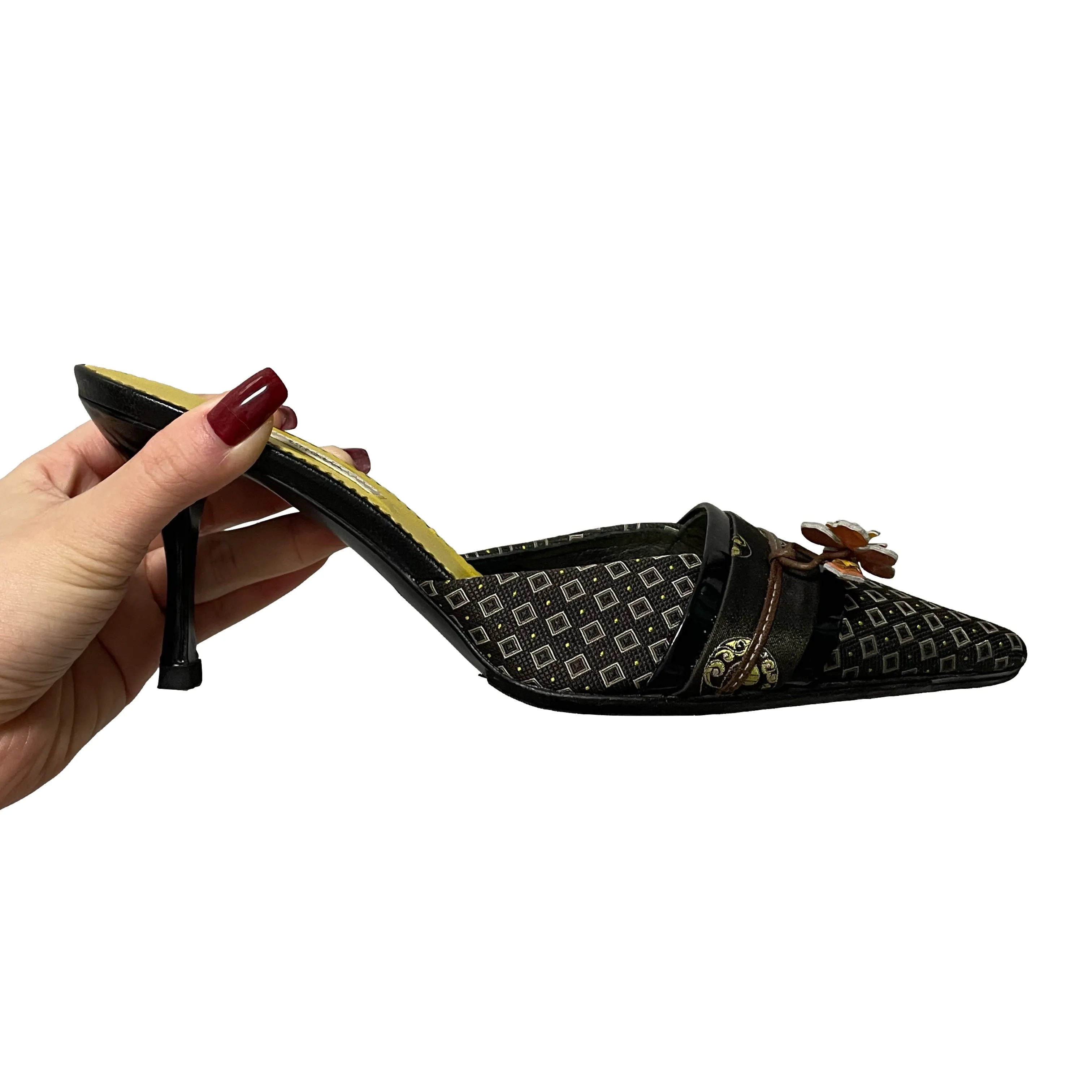 PRADA Spring Summer 2003 Flower Kimono Mules