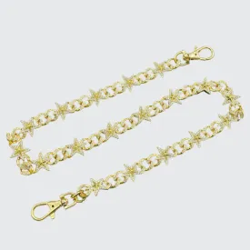 Shiny Rhinestones Star Chain