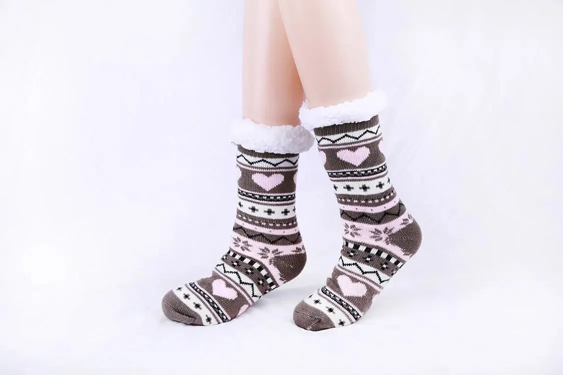 Thickened Non-slip Indoor Knitted Woolen Socks