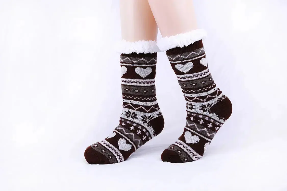 Thickened Non-slip Indoor Knitted Woolen Socks