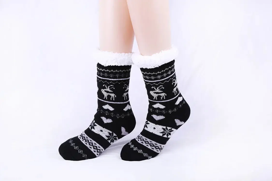 Thickened Non-slip Indoor Knitted Woolen Socks