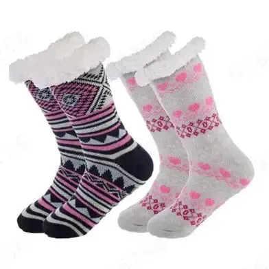 Thickened Non-slip Indoor Knitted Woolen Socks
