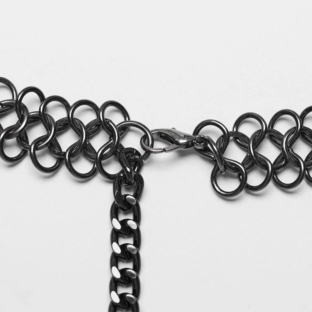 Women's Punk Chain Stud Body Harness