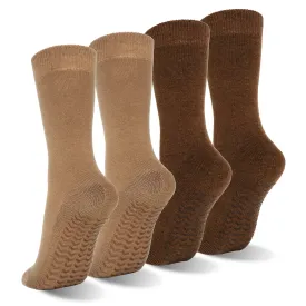 Wool Diabetic Friendly Comfort Socks with Anti-Slip Grips